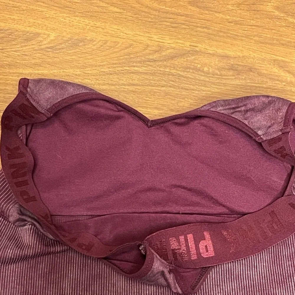 Pink Victoria Secret Sport Women Seamless Lightly Lined Racerback Sports Bra S